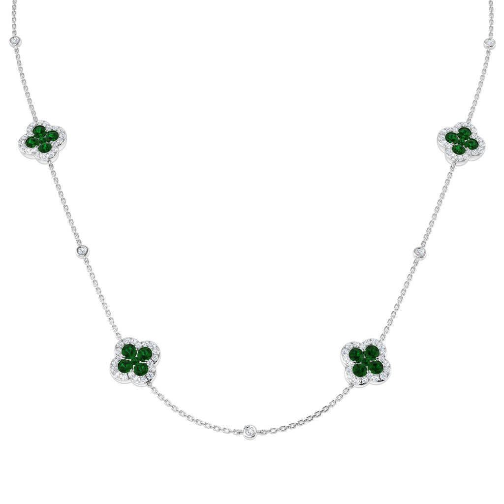 SN1853 — Necklace - 9k White Gold