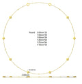 SN1854-36 — Necklace - 9k Yellow Gold detail