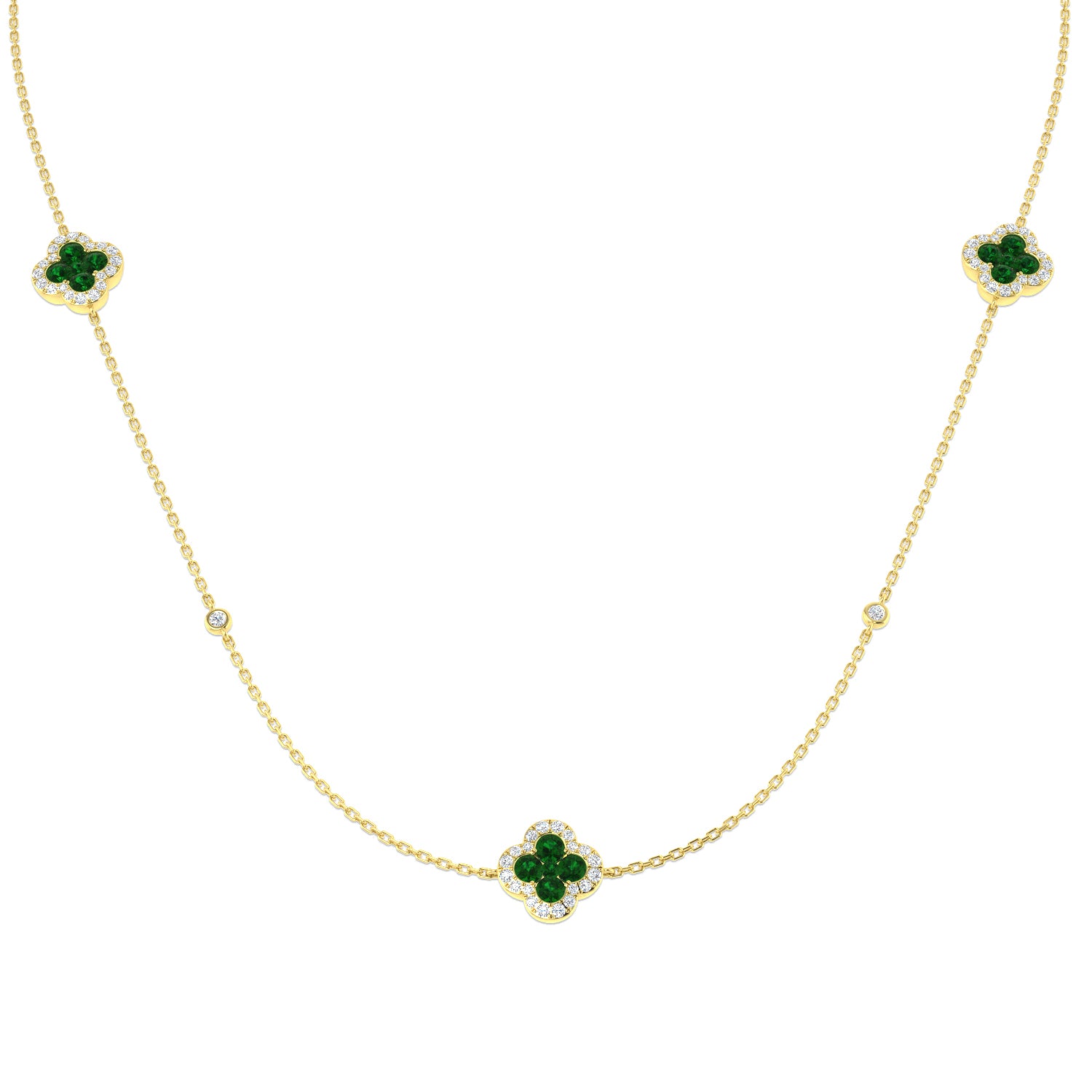 SN1854-36 — Necklace - 9k Yellow Gold