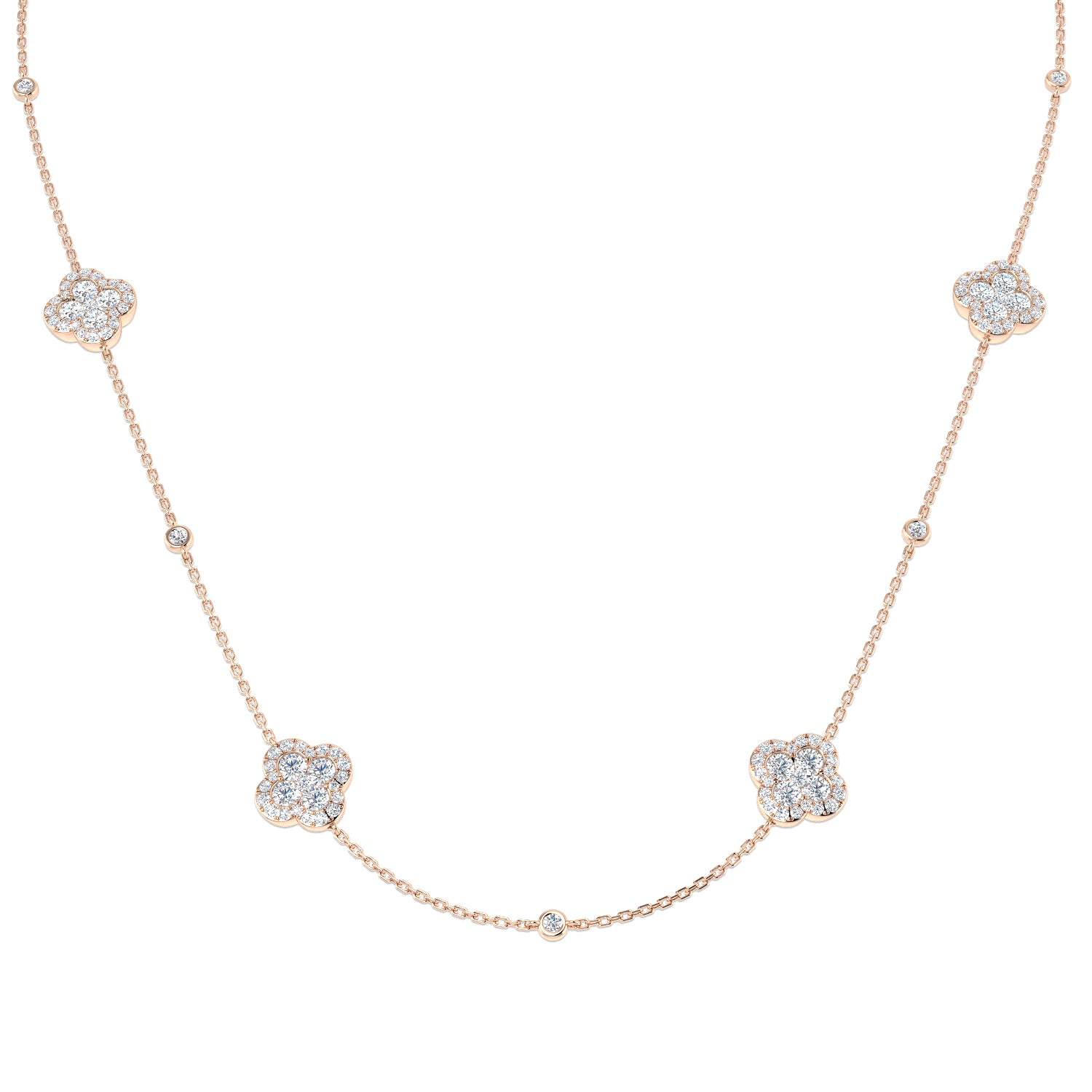 SN1854-18 — Necklace - 9k Rose Gold