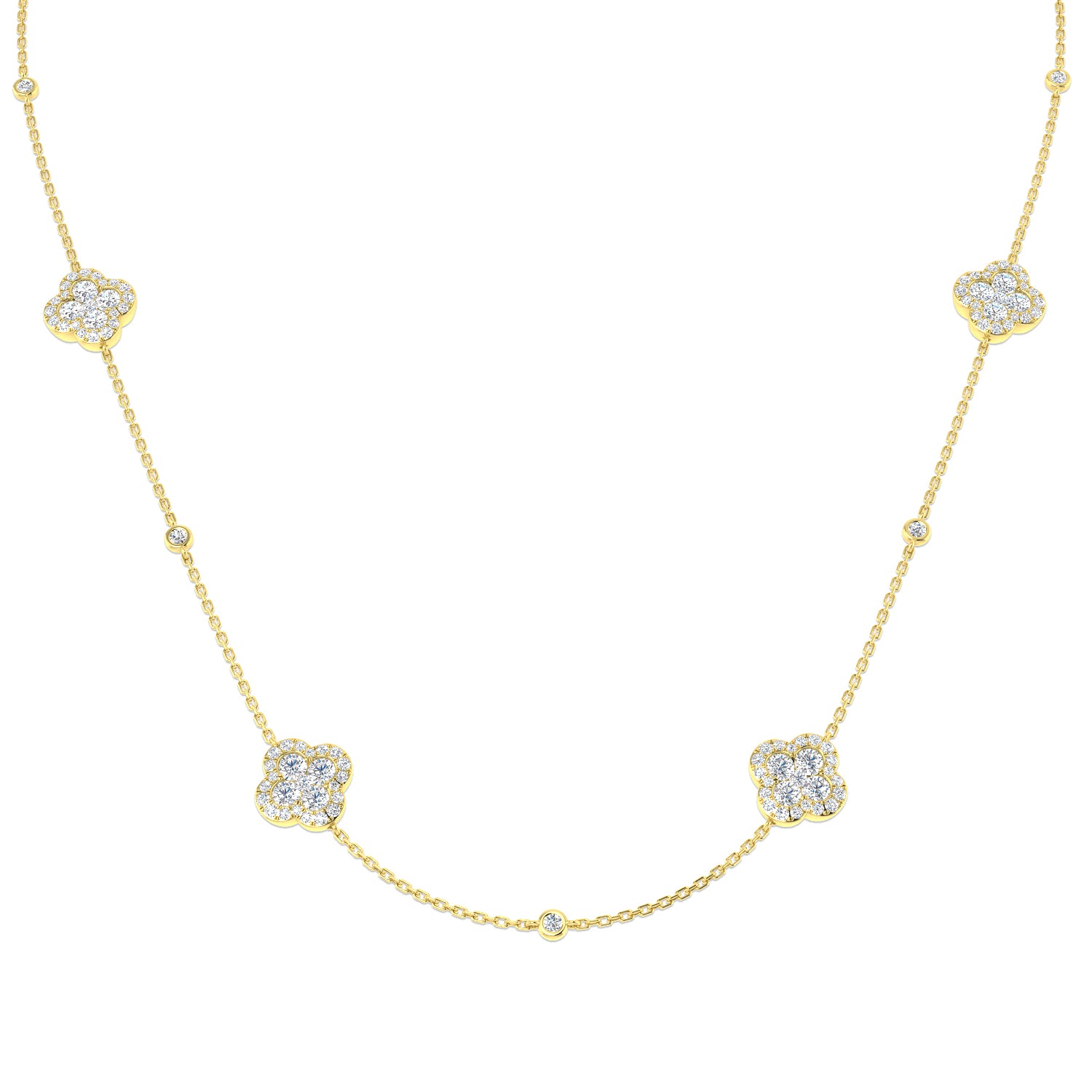 SN1854-18 — Necklace - 9k Yellow Gold