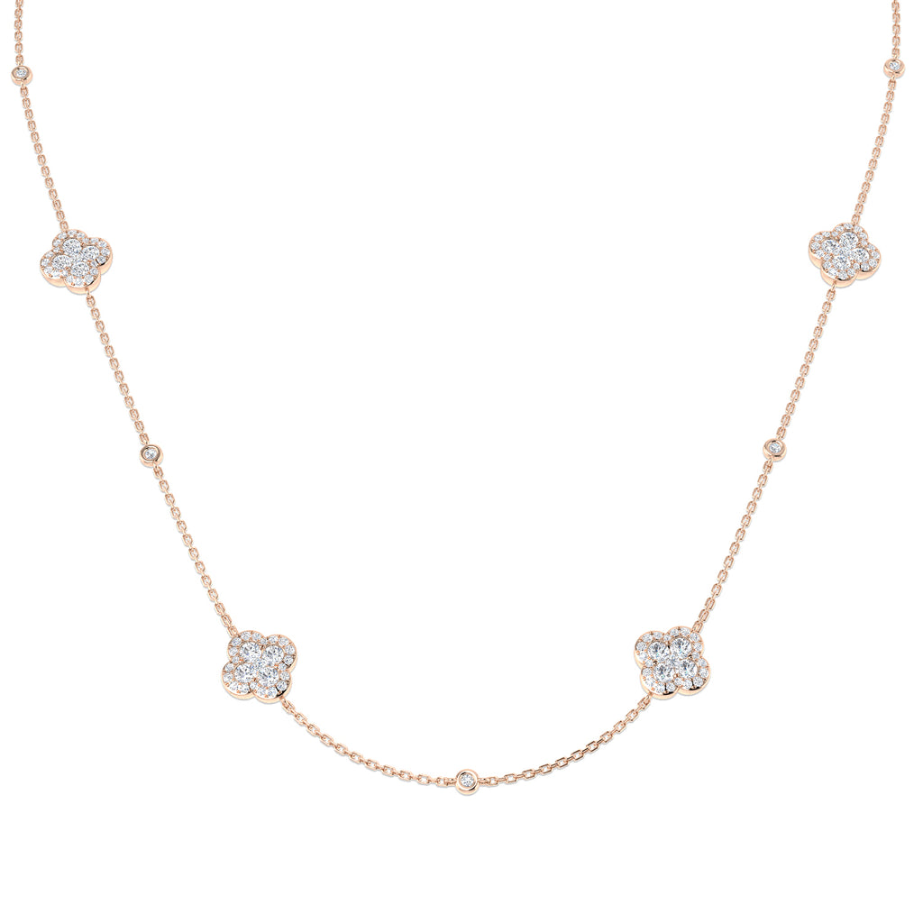 SN1855-18 — Necklace - 9k Rose Gold