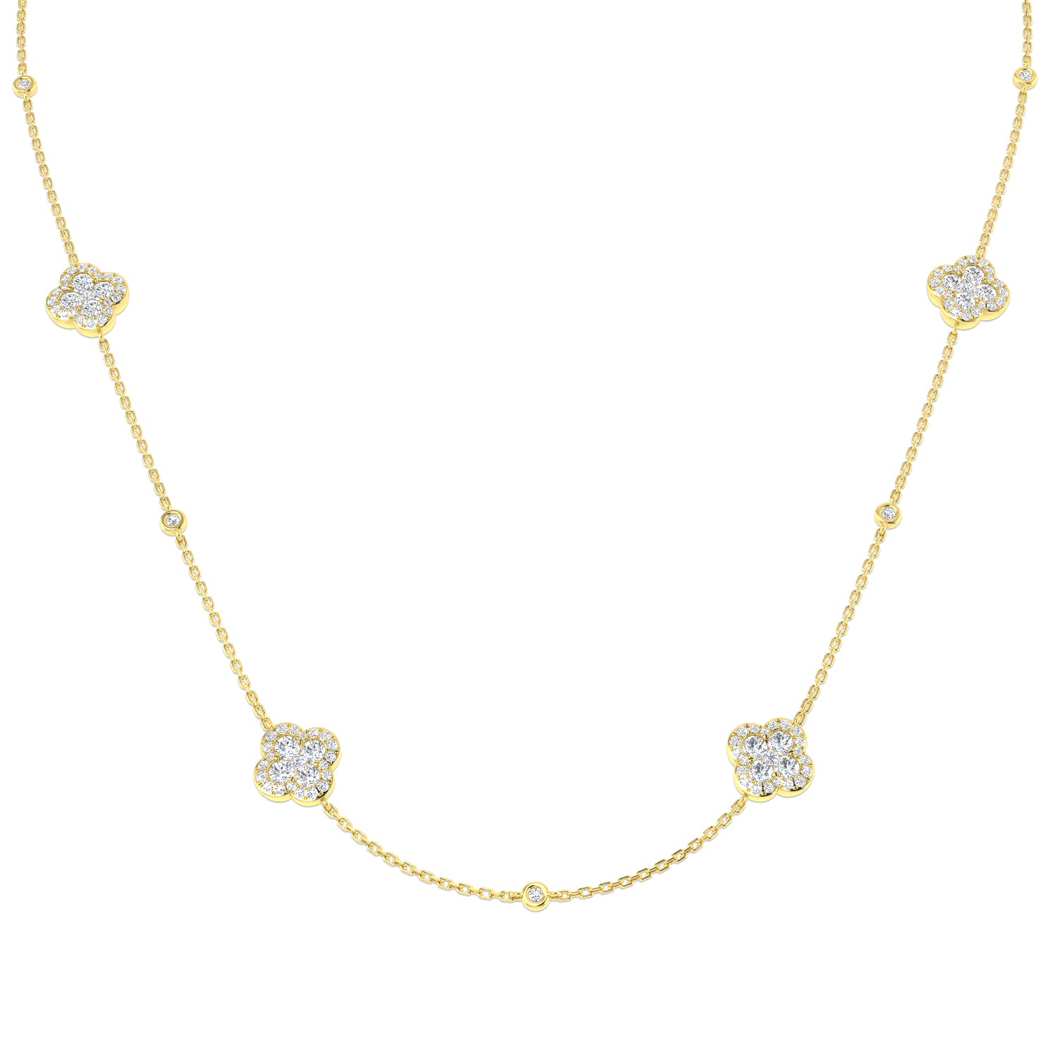 SN1855-18 — Necklace - 9k Yellow Gold