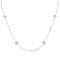 SN1856-18 — Necklace - 9k White Gold