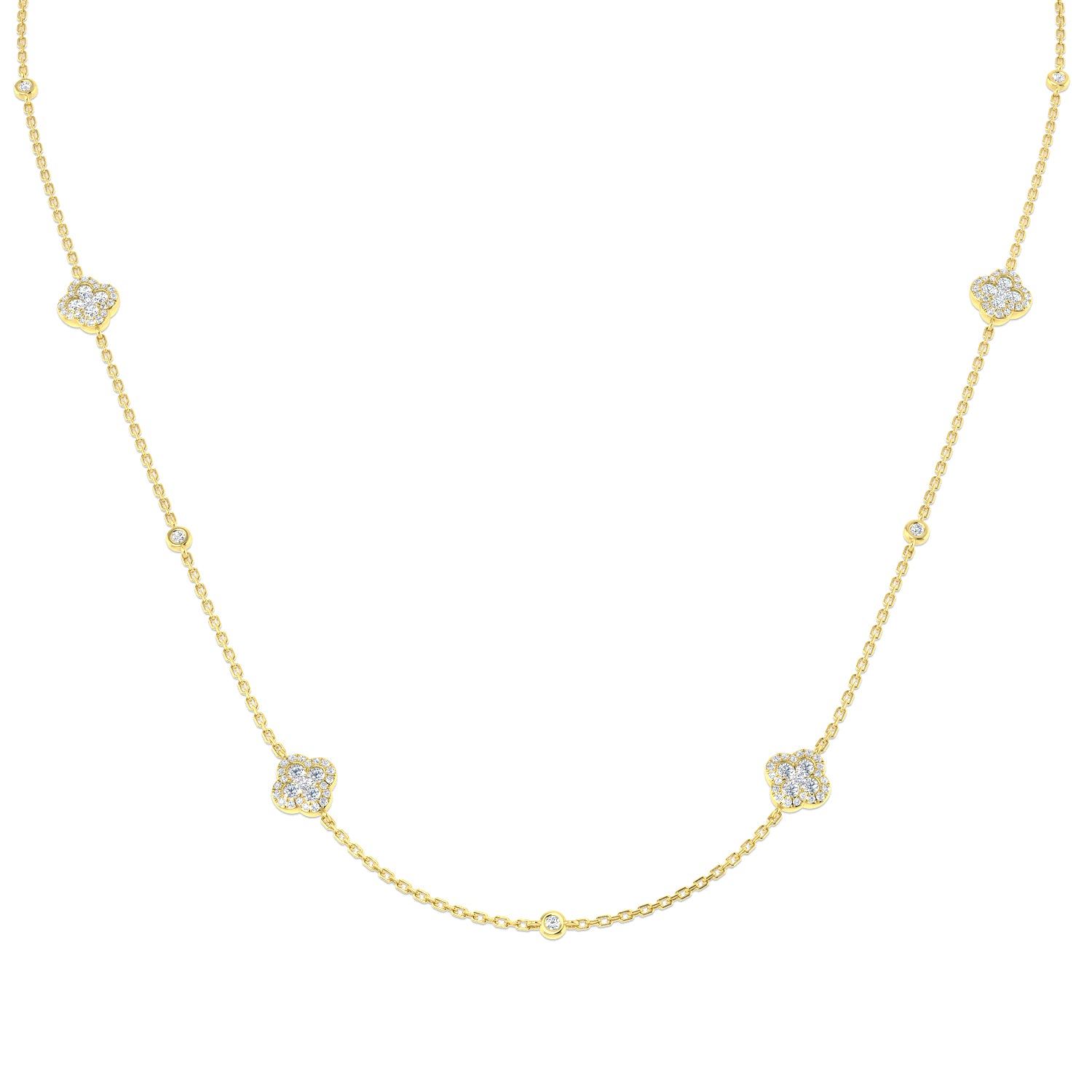 SN1856-18 — Necklace - 9k Yellow Gold