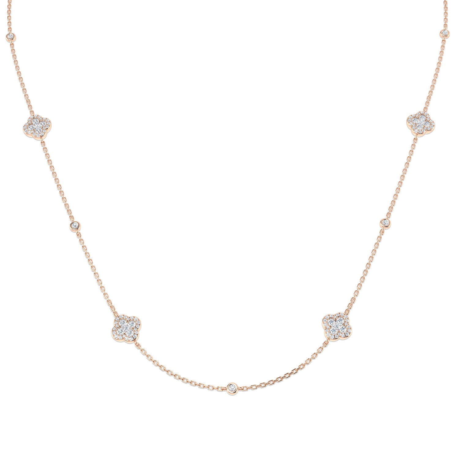 SN1857-18 — Necklace - 9k Rose Gold