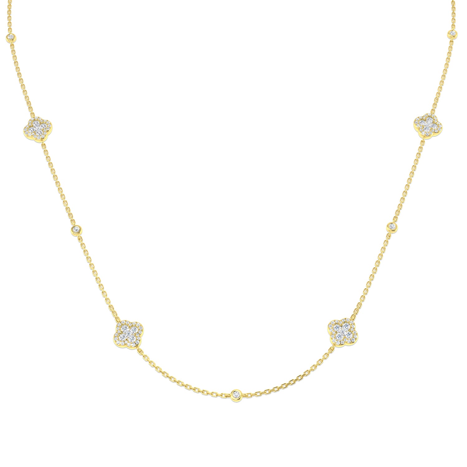 SN1857-18 — Necklace - 9k Yellow Gold