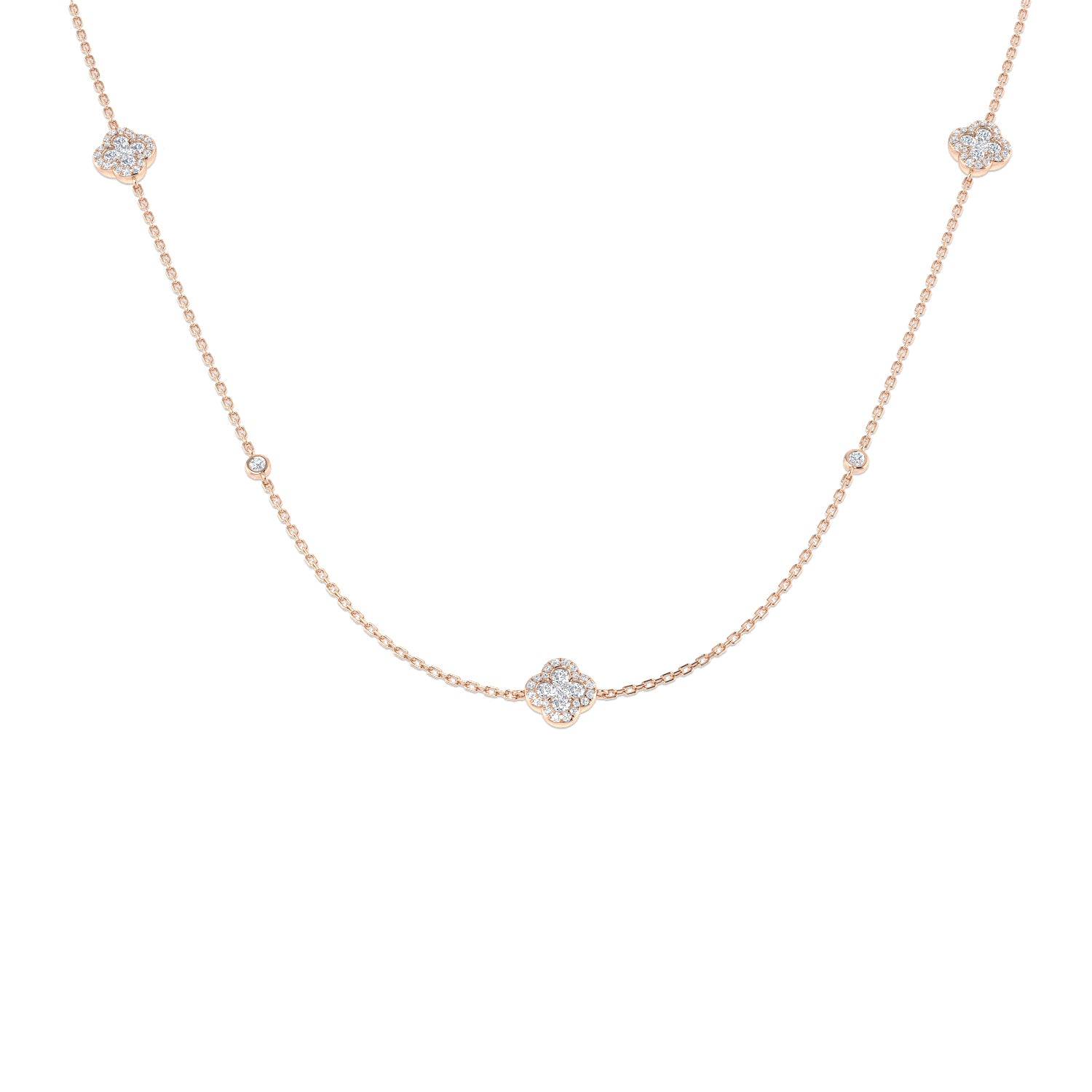 SN1857-36 — Necklace - 9k Rose Gold