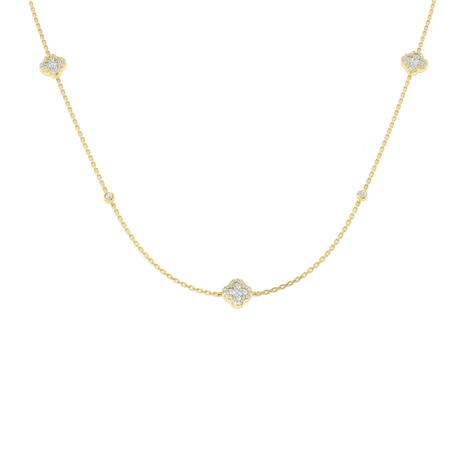 SN1857-36 — Necklace - 9k Yellow Gold