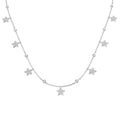 SN1858-18 — Necklace - 9k White Gold