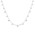 SN1862-18 — Necklace - 9k White Gold