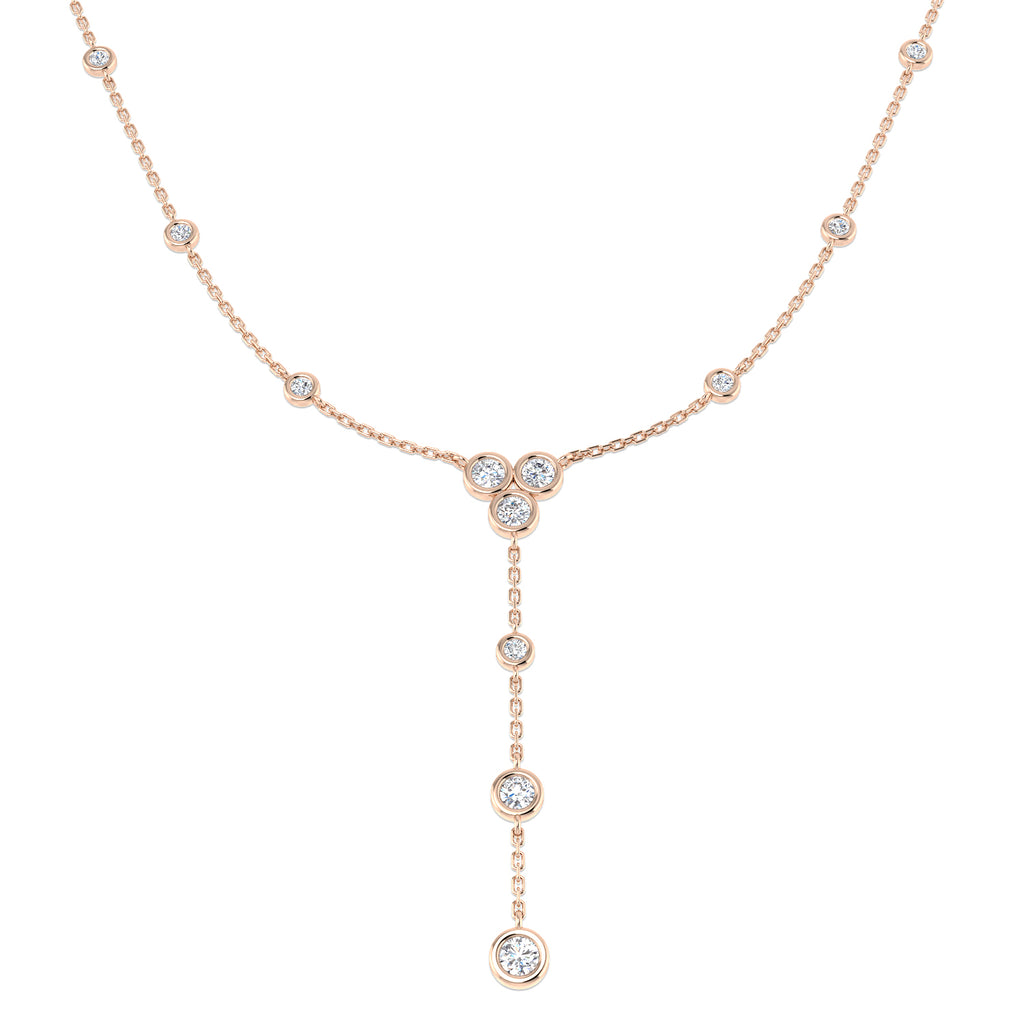 SN1863-18 — Necklace - 9k Rose Gold