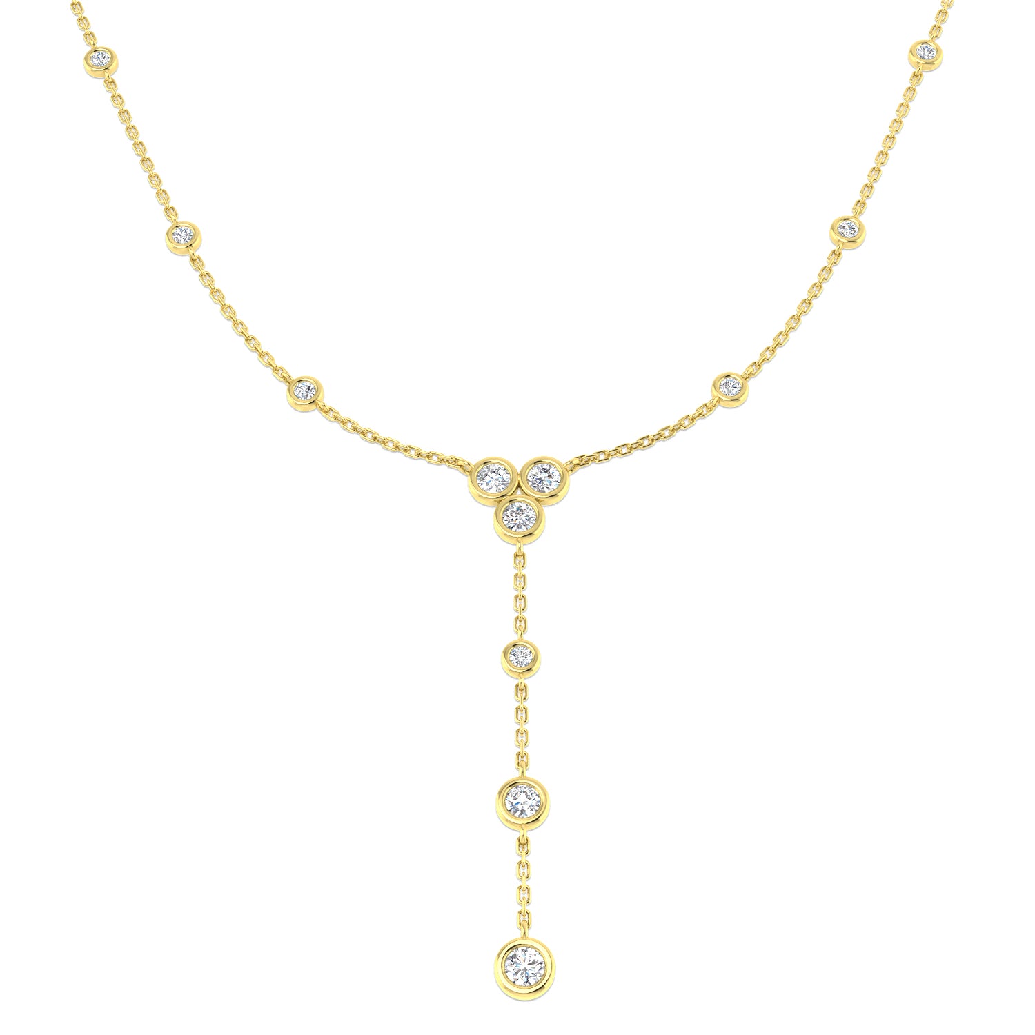 SN1863-18 — Necklace - 9k Yellow Gold