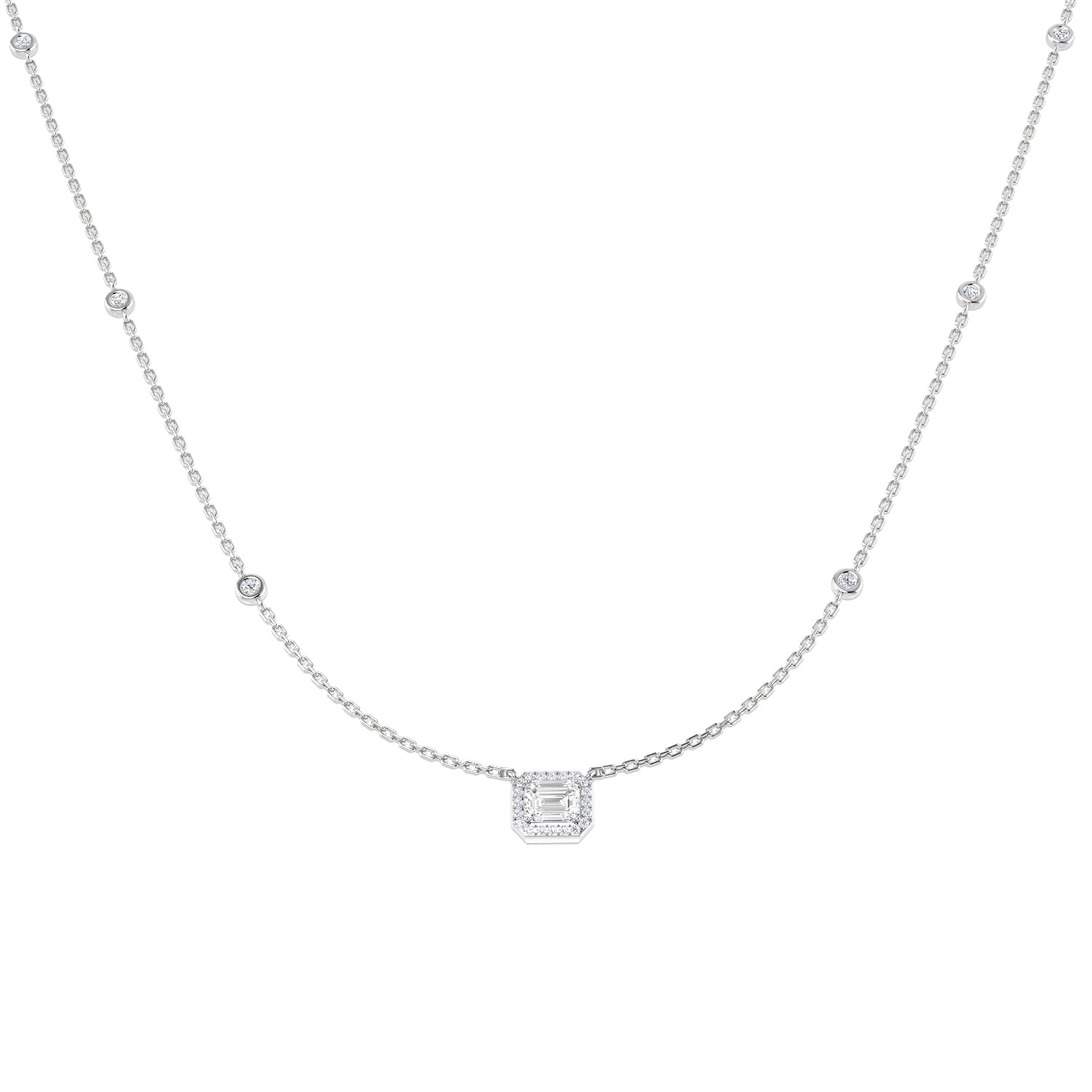 SN1865 — Necklace - 9k White Gold