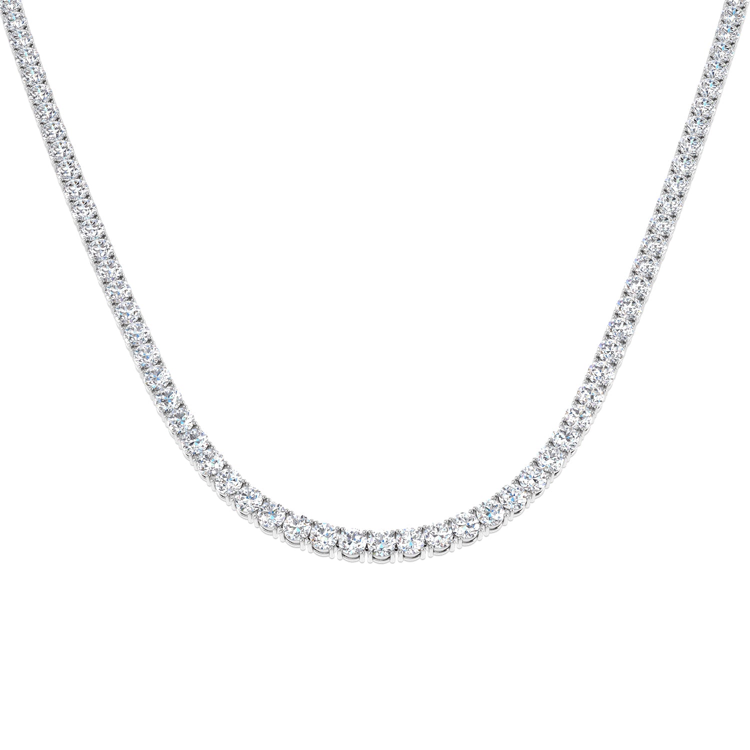 SN1874 — Necklace - 9k White Gold
