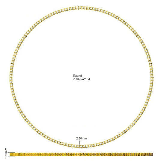 SN1875 — Necklace - 9k Yellow Gold detail