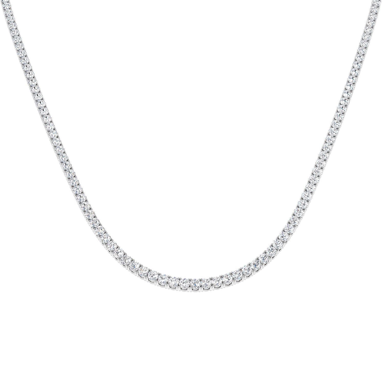 SN1875 — Necklace - 9k White Gold