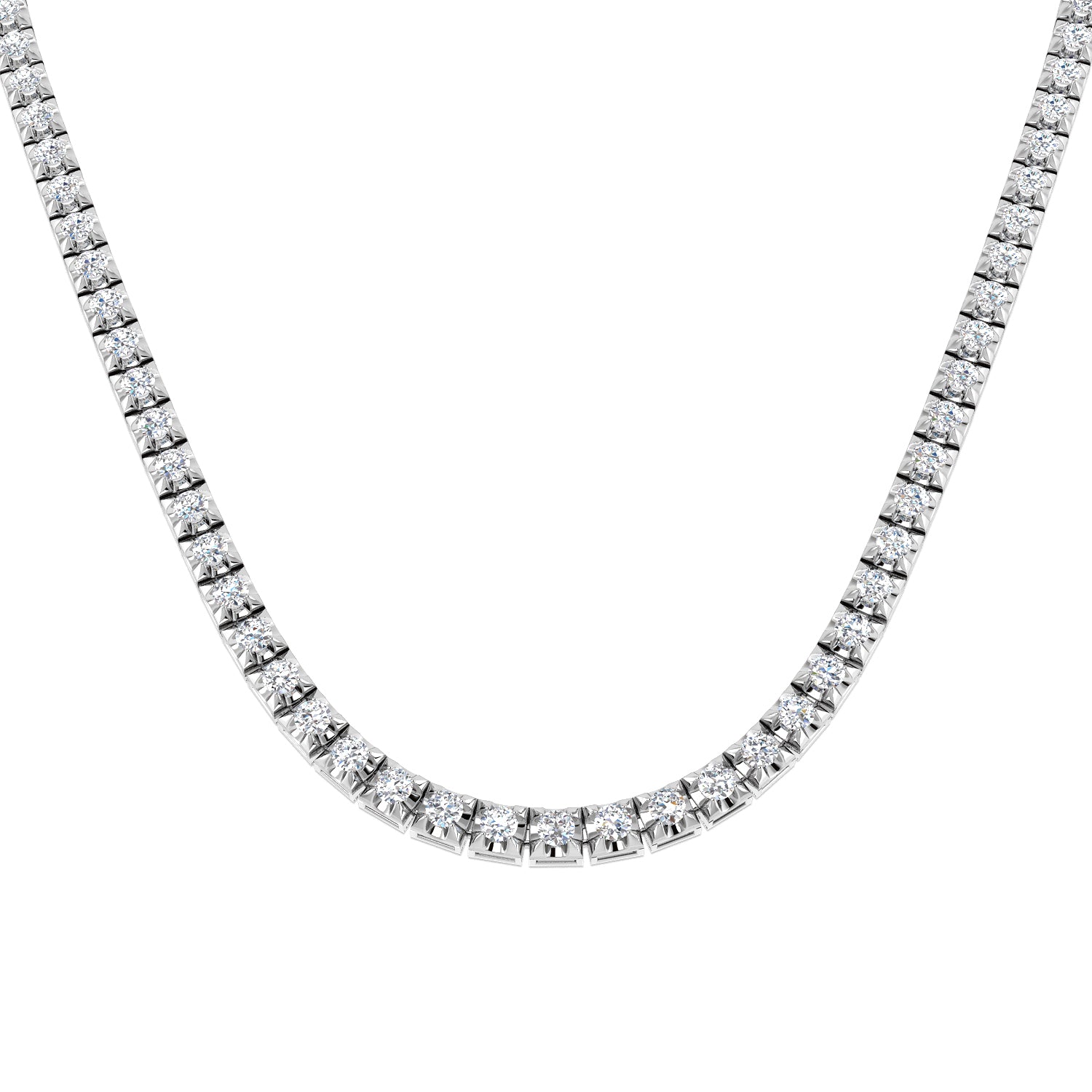 SN1878 — Necklace - 9k White Gold