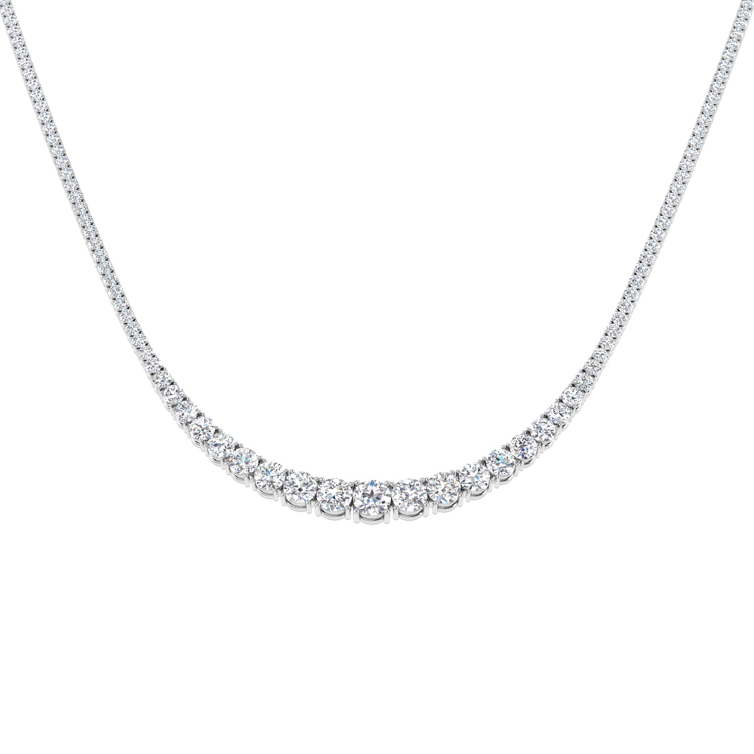 SN1881 — Necklace - 9k White Gold
