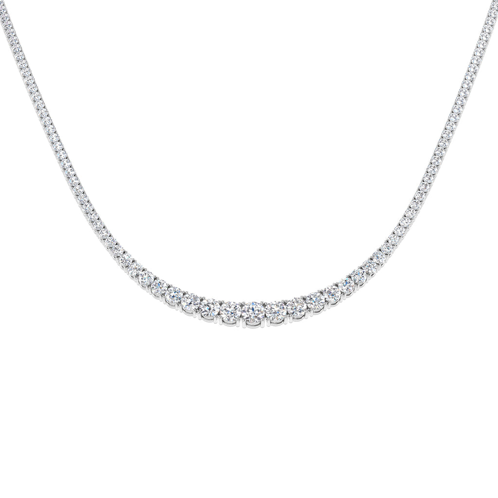SN1882 — Necklace - 9k White Gold