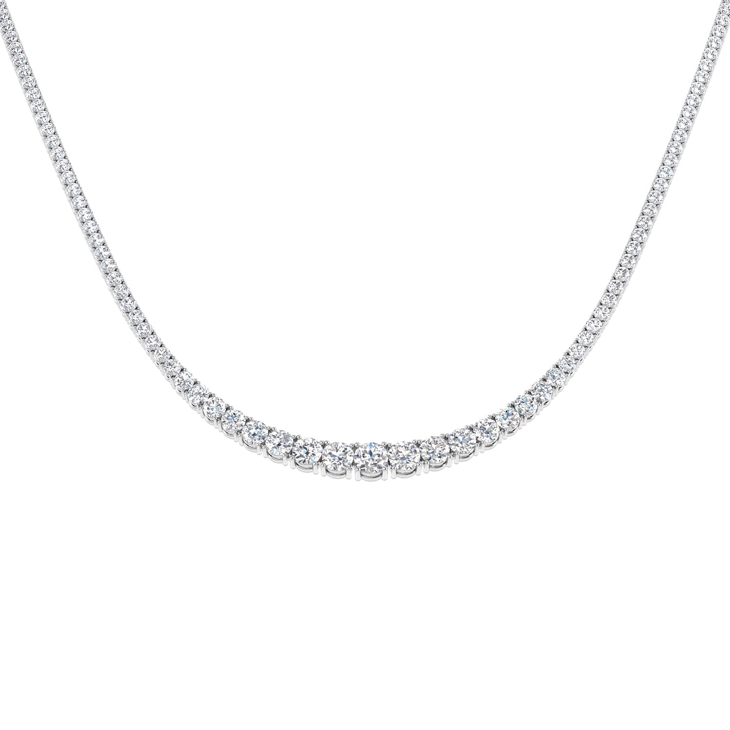 SN1882 — Necklace - 9k White Gold