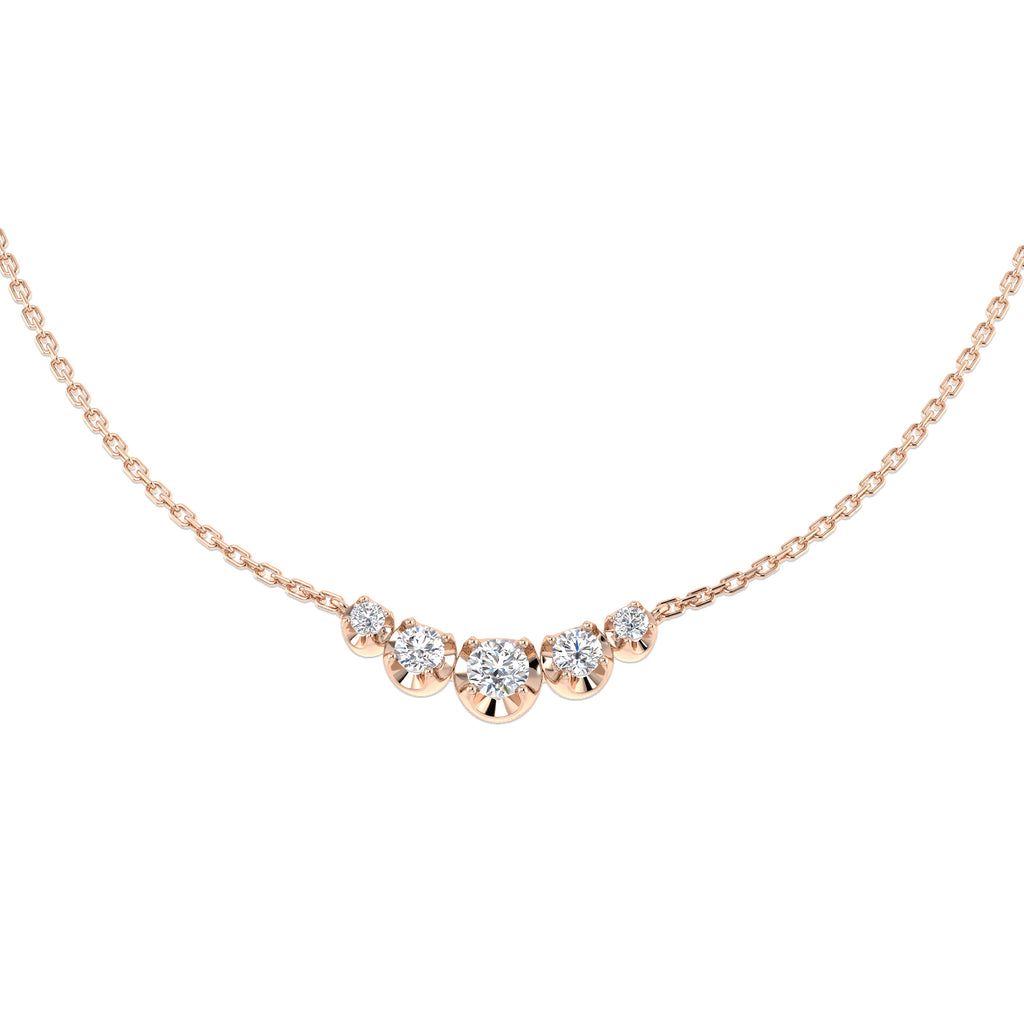 SN1887 — Necklace - 9k Rose Gold