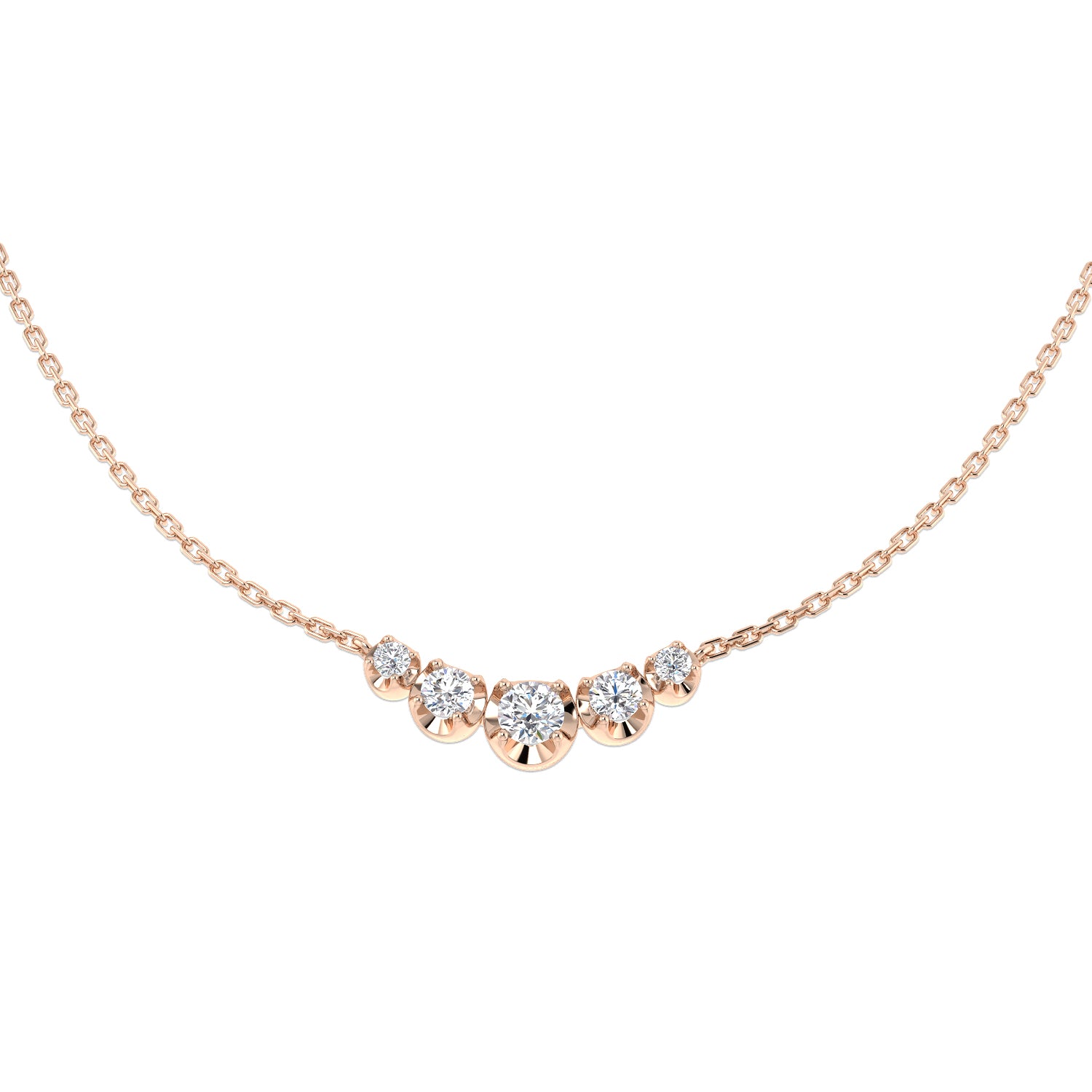 SN1887 — Necklace - 9k Rose Gold