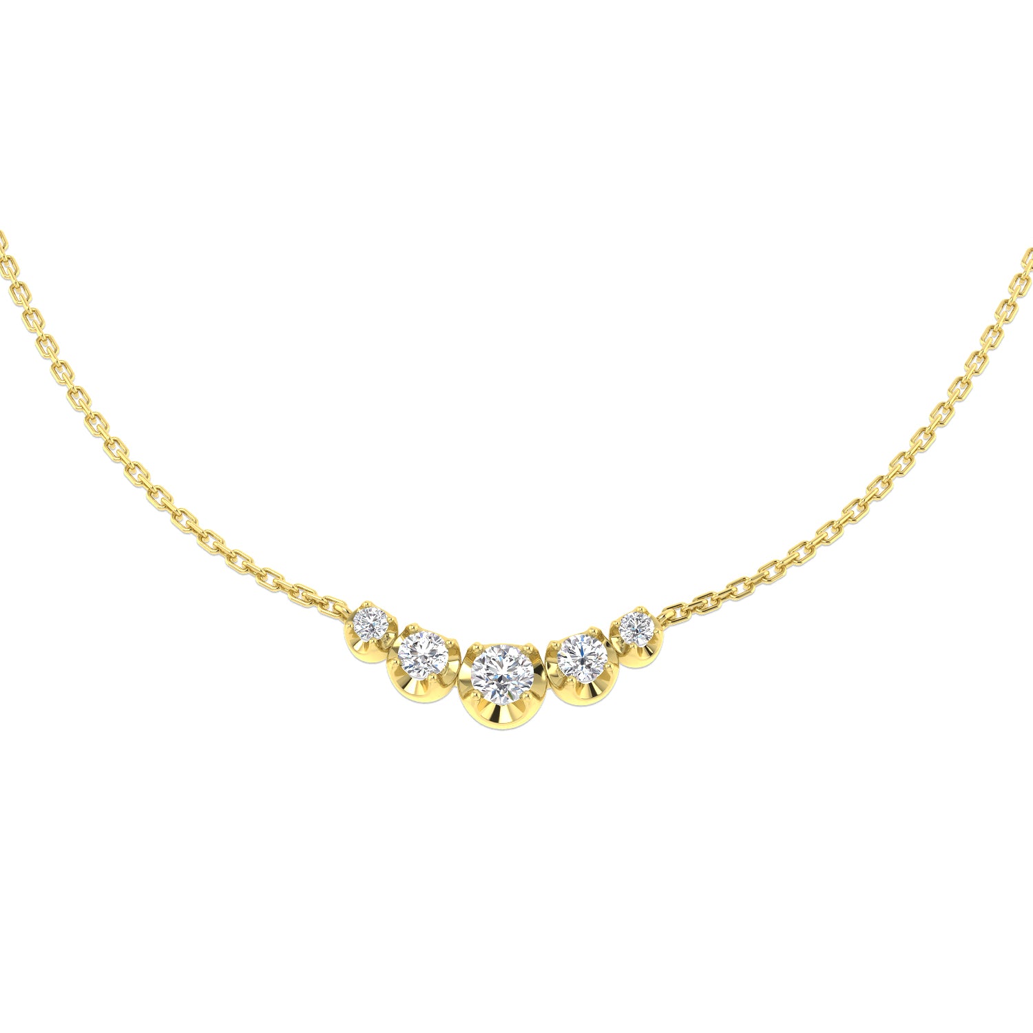SN1887 — Necklace - 9k Yellow Gold