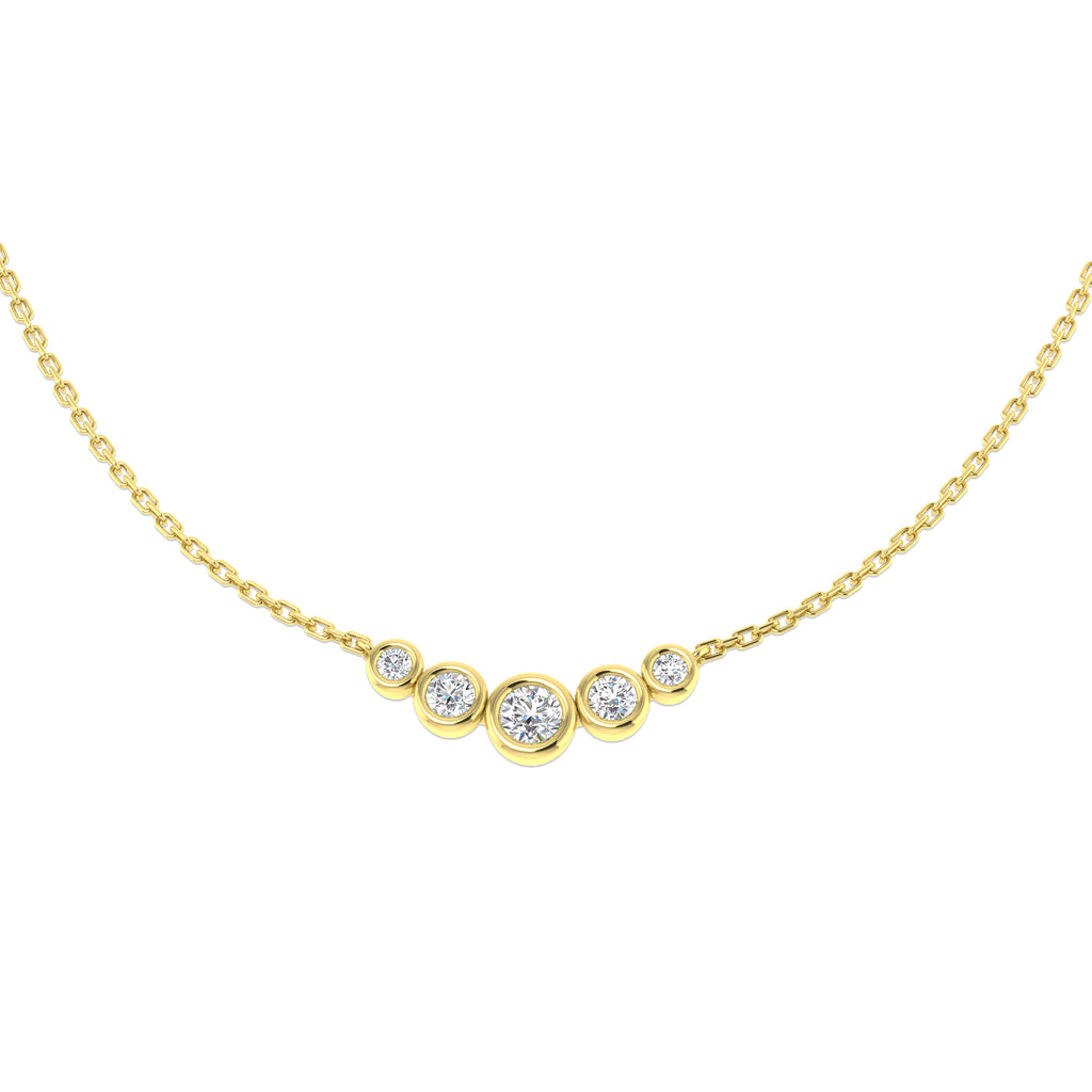 SN1888 — Necklace - 9k Yellow Gold