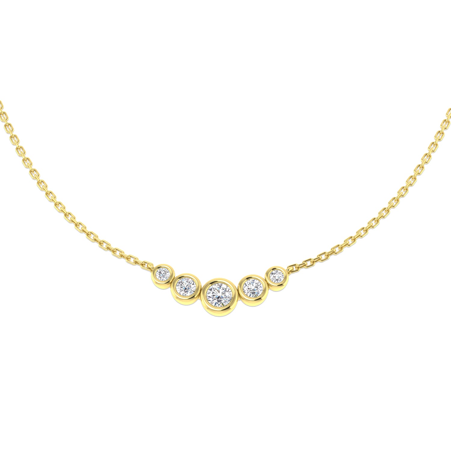 SN1888 — Necklace - 9k Yellow Gold