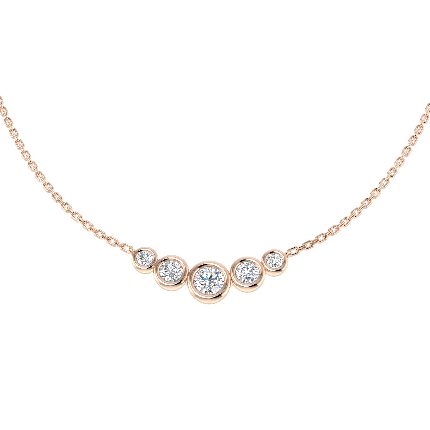 SN1889 — Necklace - 9k Rose Gold