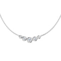 SN1889 — Necklace - 9k White Gold