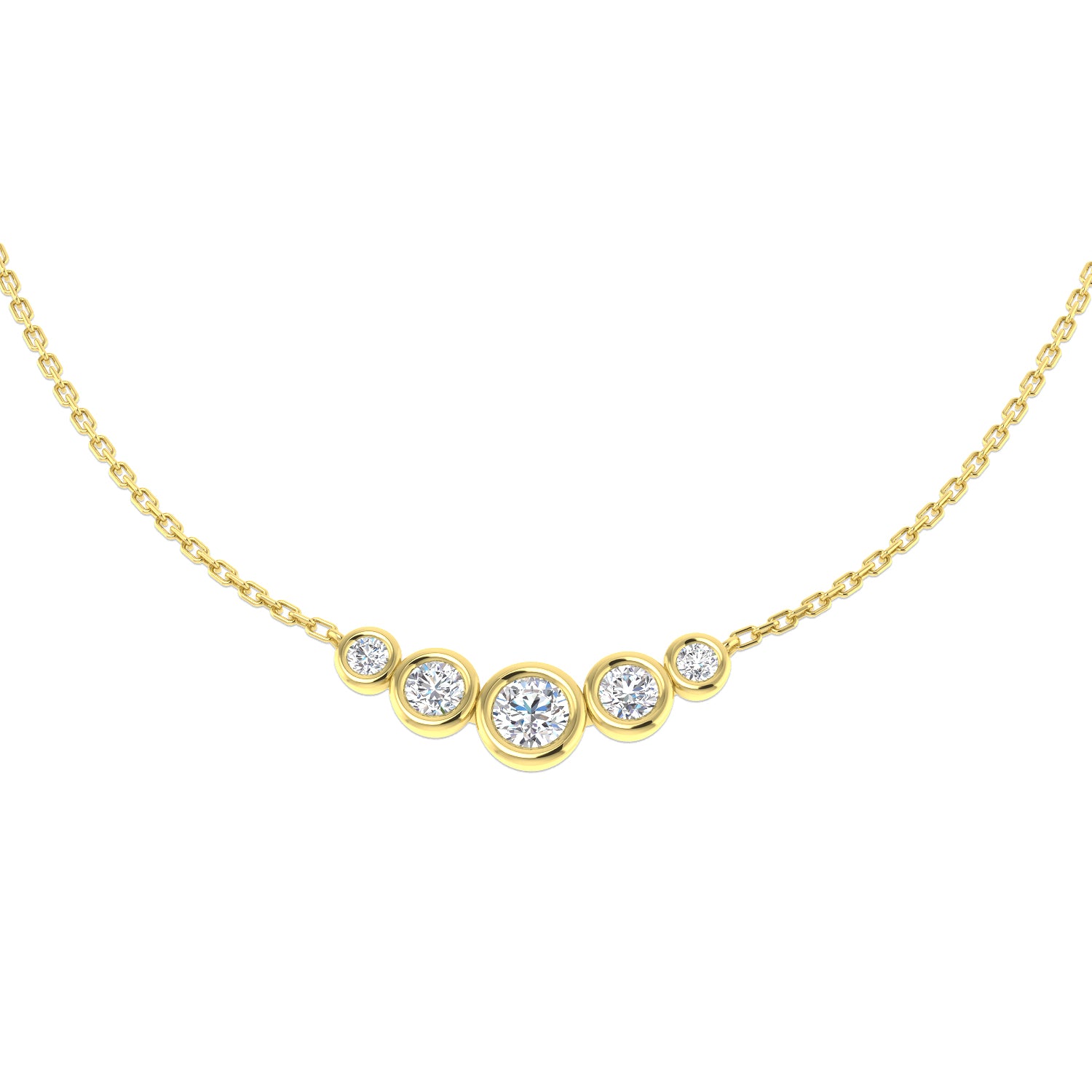 SN1889 — Necklace - 9k Yellow Gold