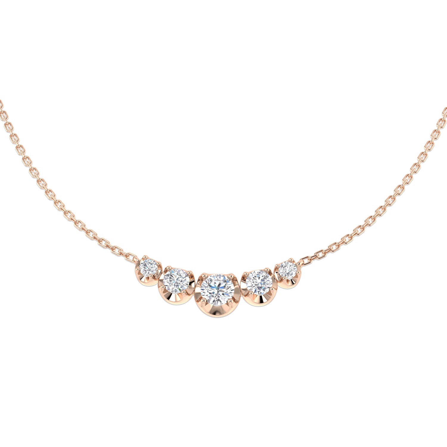SN1890 — Necklace - 9k Rose Gold