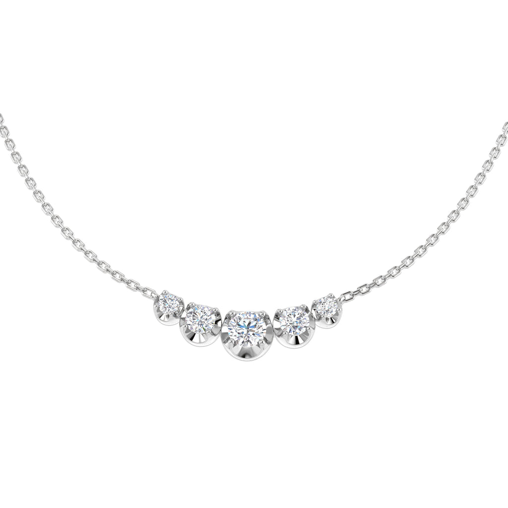 SN1890 — Necklace - 9k White Gold