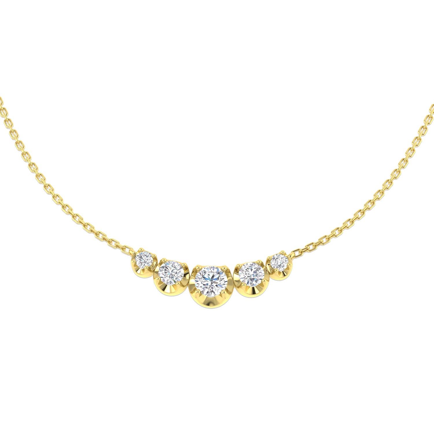 SN1890 — Necklace - 9k Yellow Gold