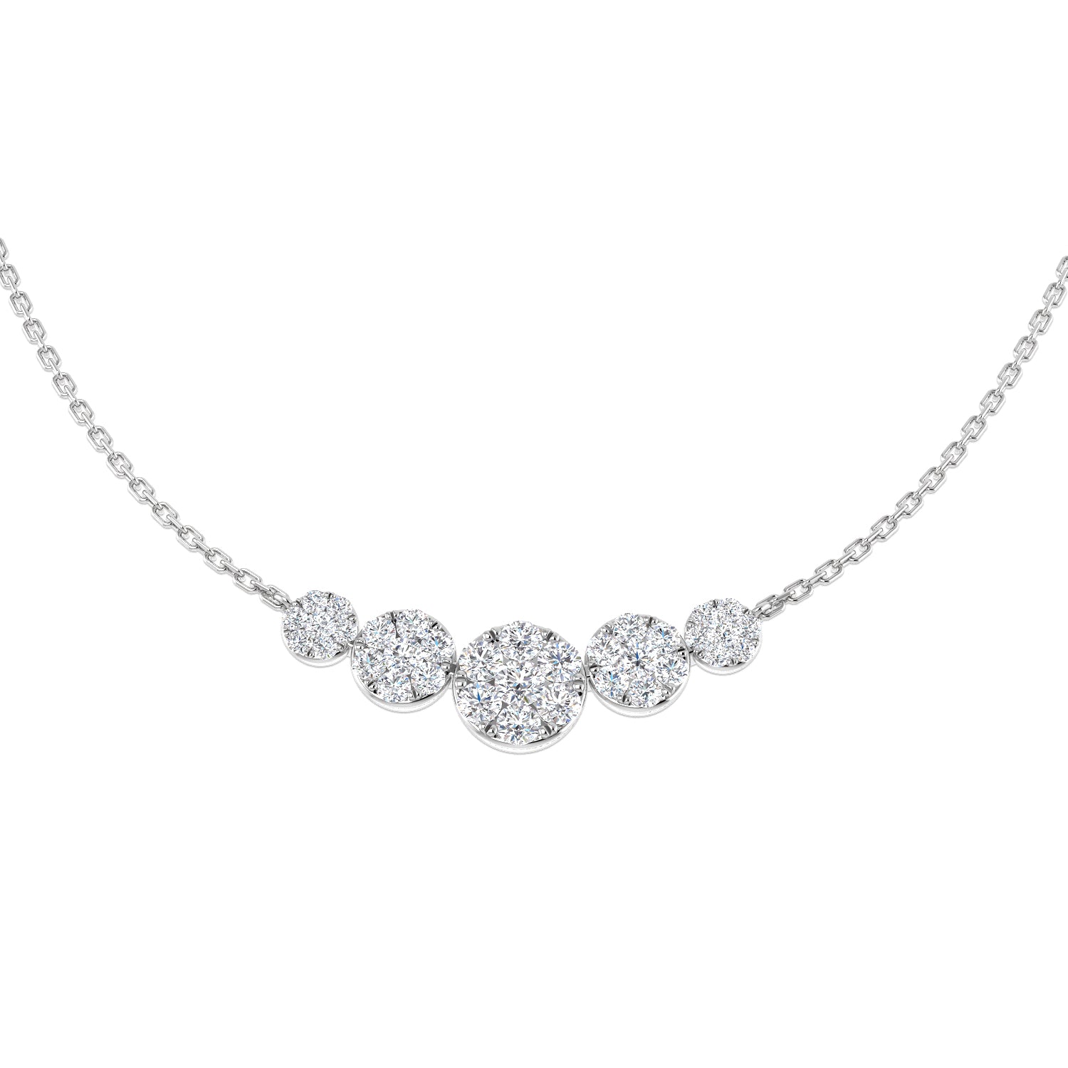 SN1893 — Necklace - 9k White Gold