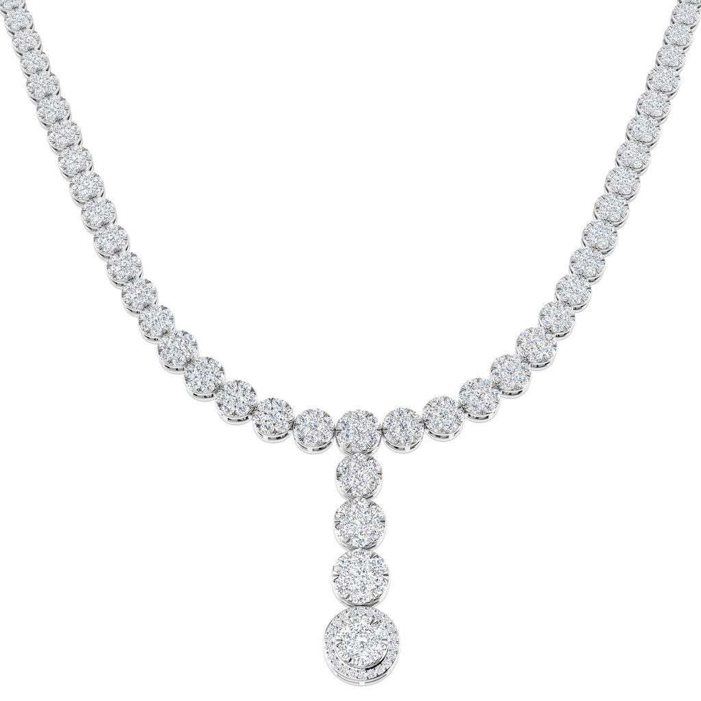 SN1895 — Necklace - 9k White Gold
