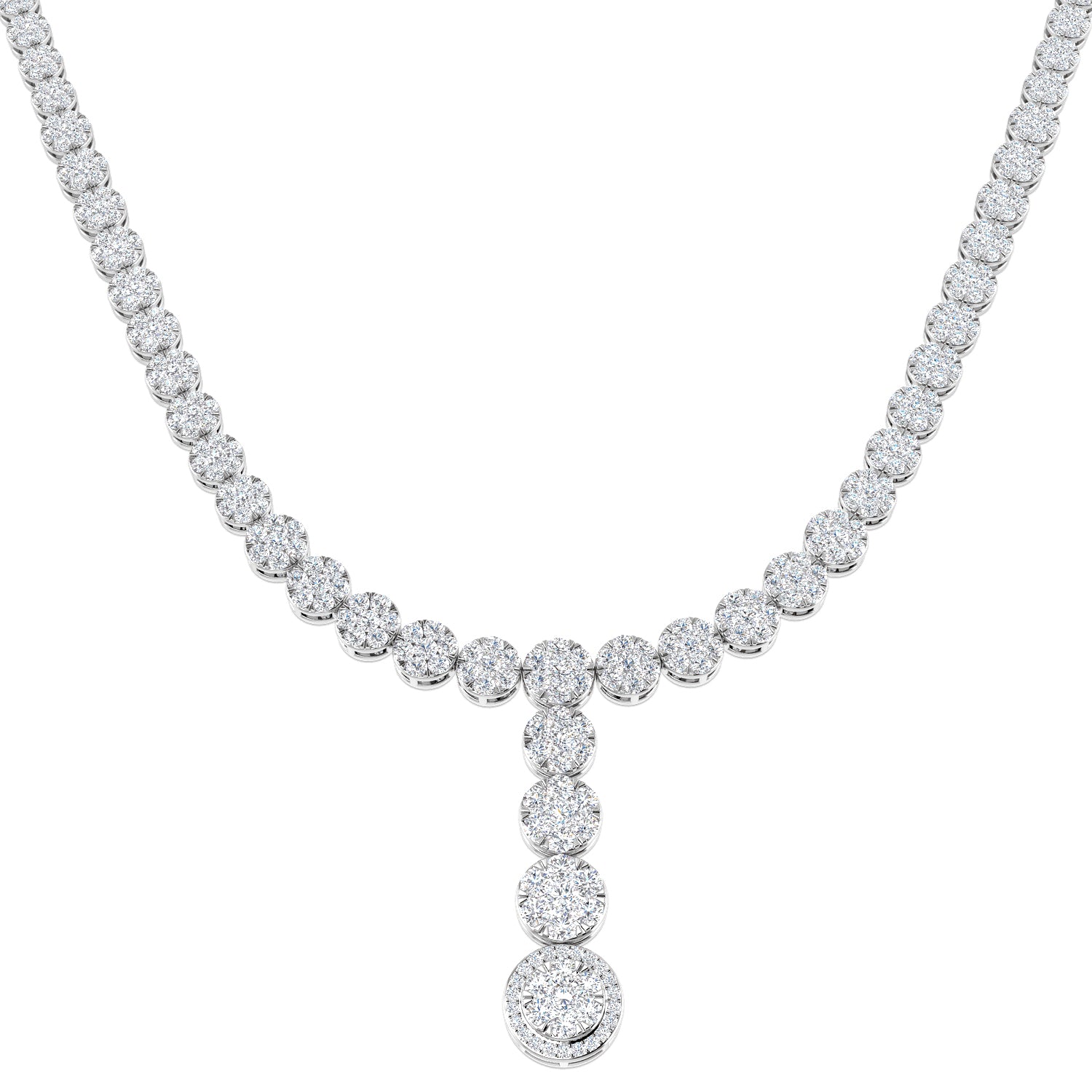 SN1895 — Necklace - 9k White Gold