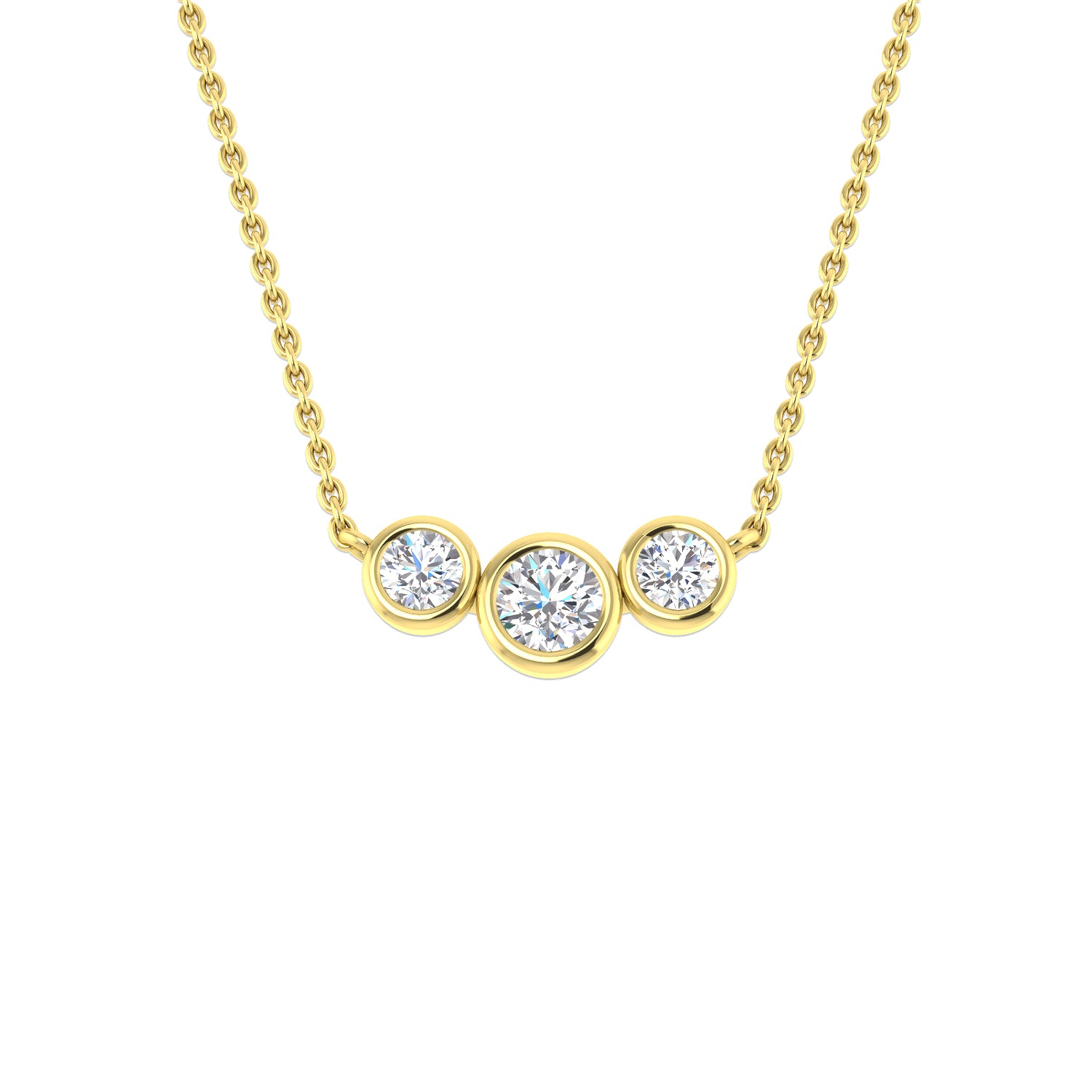 SN1897 — Necklace - 9k Yellow Gold