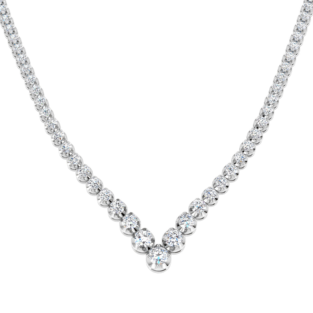 SN1899 — Necklace - 9k White Gold