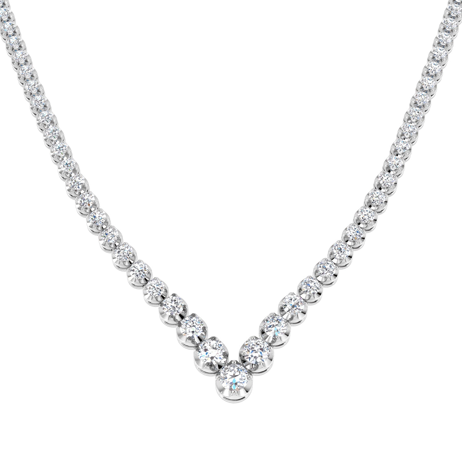 SN1899 — Necklace - 9k White Gold