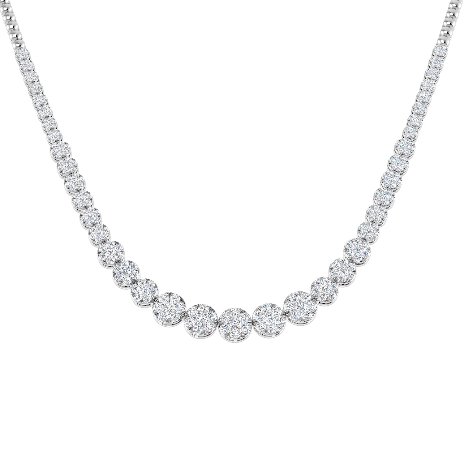 SN1901 — Necklace - 9k White Gold
