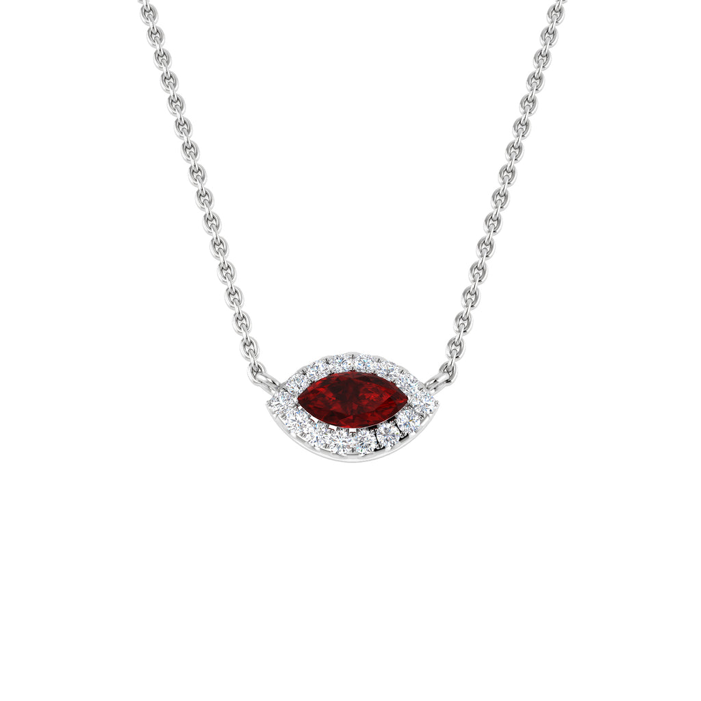 SN1904 — Necklace - 9k White Gold