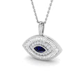 SN1905A — Necklace - 9k White Gold
