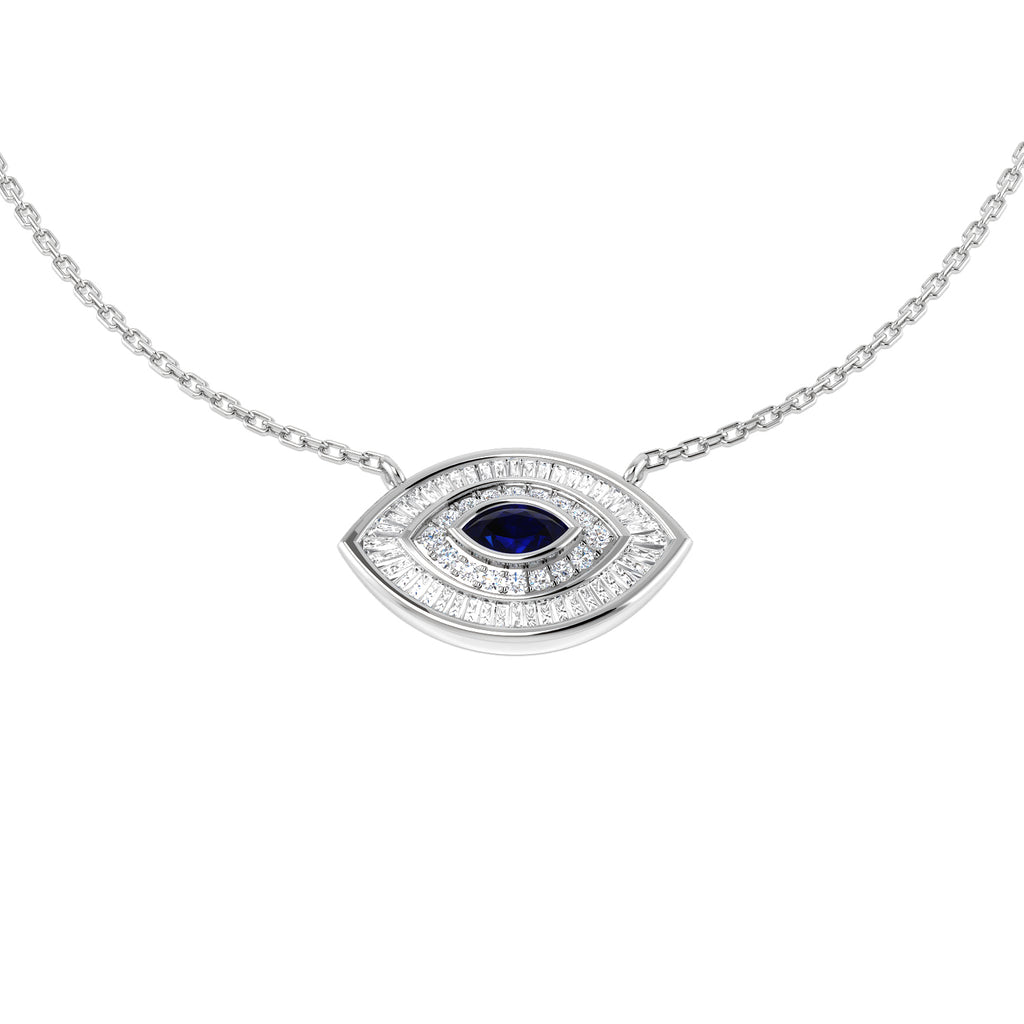 SN1905 — Necklace - 9k White Gold