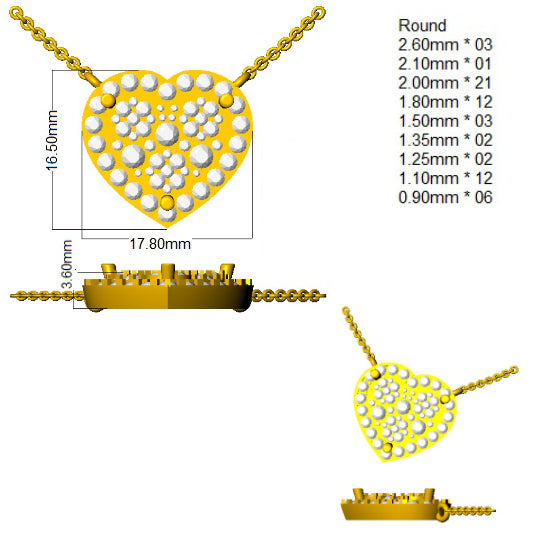 SN1911 — Necklace - 9k Yellow Gold detail