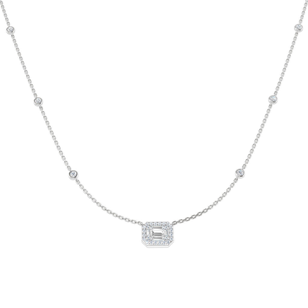 SN1916 — Necklace - 9k White Gold