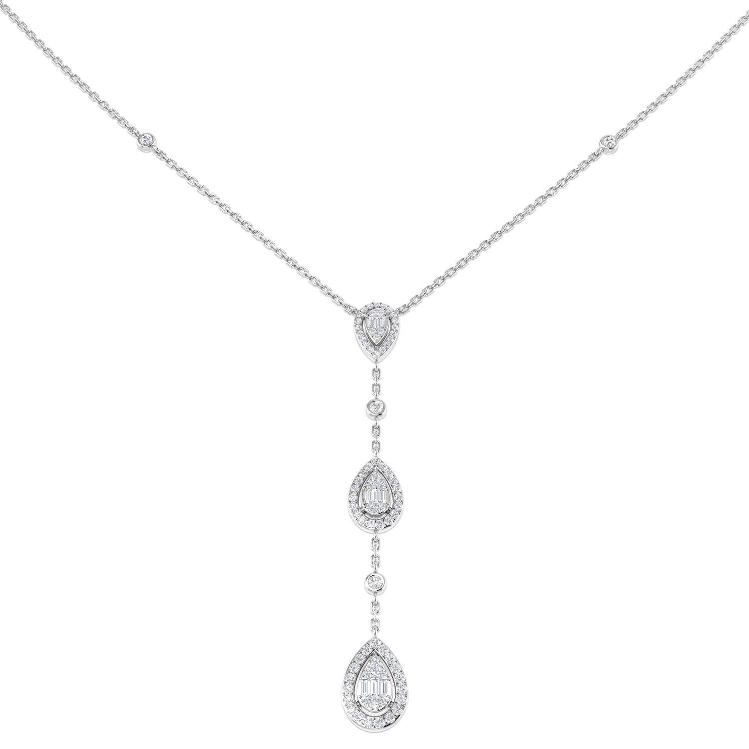 SN1941 — Necklace - 9k White Gold
