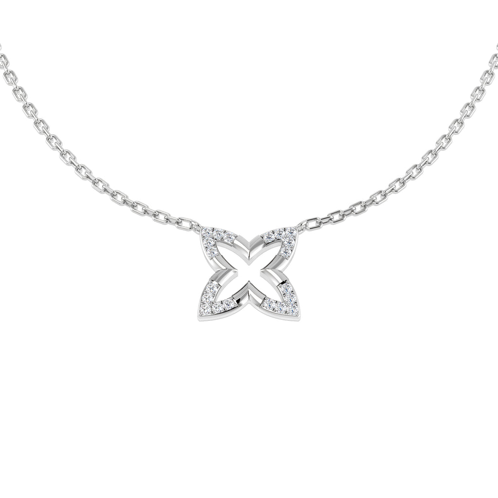 SN1943 — Necklace - 9k White Gold